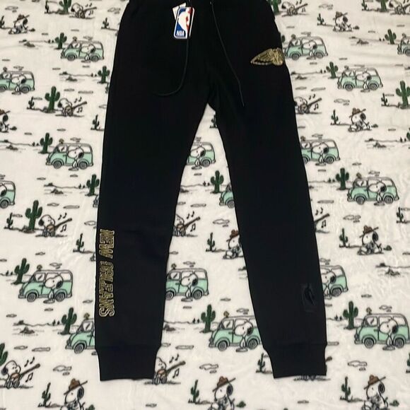 NBA Other - Unisex New Orleans pelicans black gold letter sweat pants jogger NBA size small